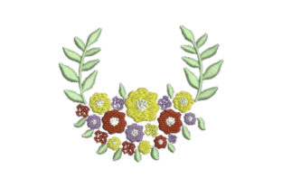 Colorful Flower Wreath