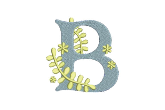 Floral Alphabet B Review