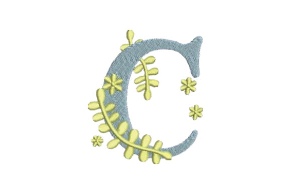 Floral Alphabet C Review
