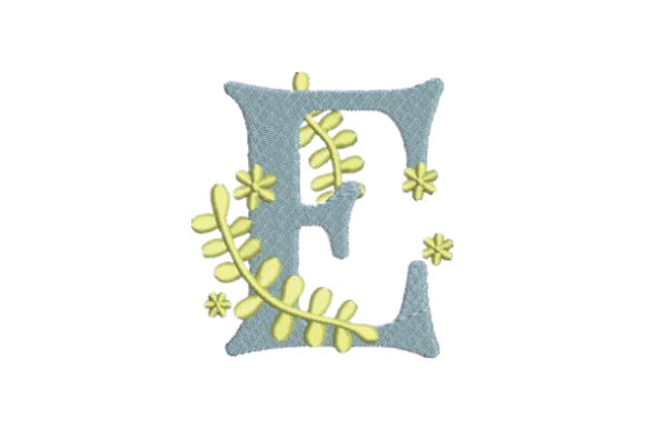 Floral Alphabet E Review