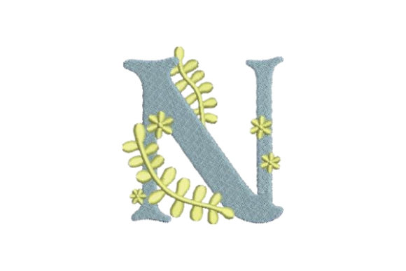 Floral Alphabet N Review