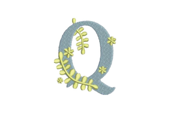 Floral Alphabet Q Review