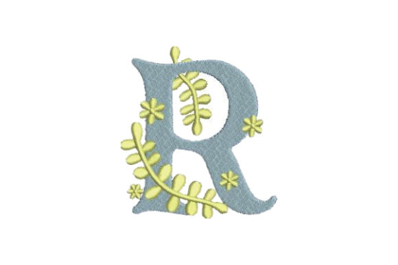 Floral Alphabet R Review