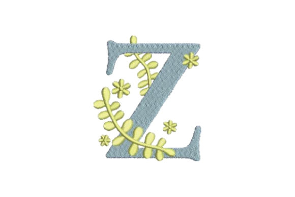 Floral Alphabet Z: A Wedding Monogram Gem