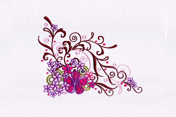 Pink Floral Vines Review