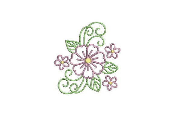 Purple Outline Flower Review