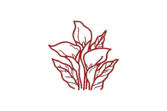 Redwork Flowers Lilies Review