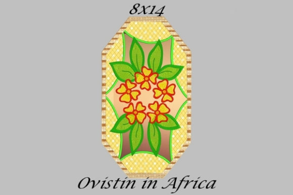 Yellow Floral Applique Placemat